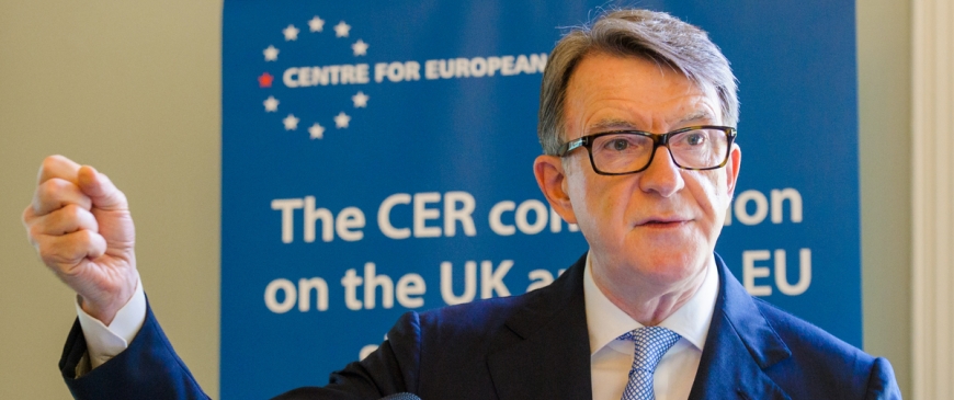 Report launch of the CER Commission on the UK and the EU Single Market Report launch of the CER Commission on the UK and the EU Single Market