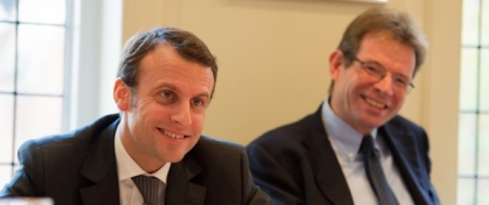 Lunch on 'Reform in France and in the eurozone' with Emmanuel Macron