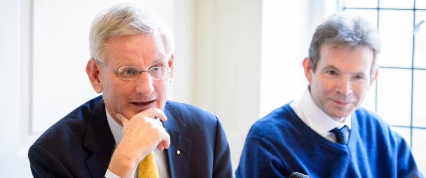 Lunch on 'Russia, Ukraine and the EU' with Carl Bildt, former foreign minister o