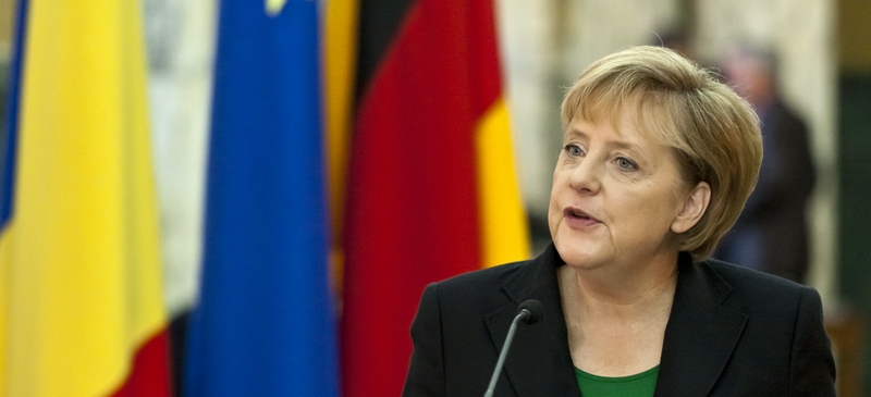 Angela Merkel warns UK will struggle alone if it turns against EU spotlight image