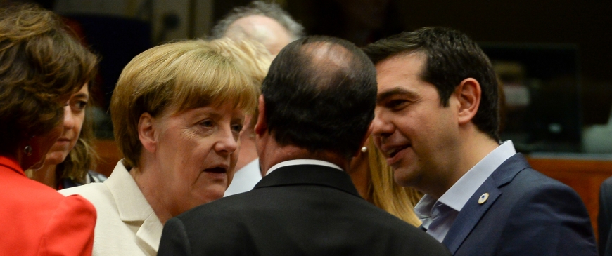 Who was the boss in the Greek talks?