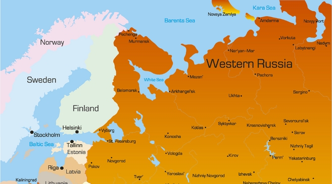 Europe and Russia's continental rift