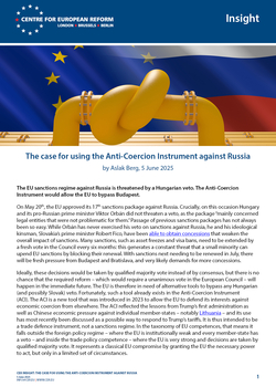 The case for using the Anti-Coercion Instrument against Russia