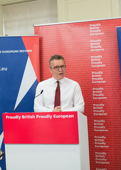 Speech on 'The Future of Britain and Europe'