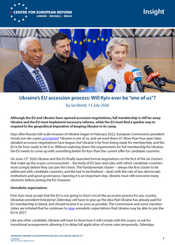 Ukraine's EU accession process: Will Kyiv ever be "one of us"?