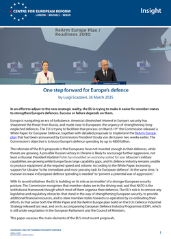 One step forward for Europe's defence