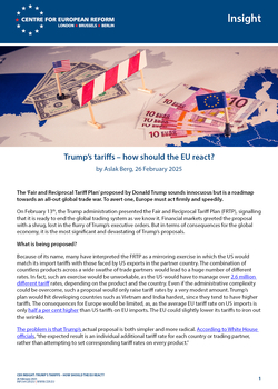 Trump's tariffs – how should the EU react? 