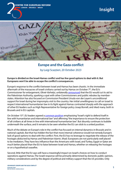Europe and the Gaza conflict