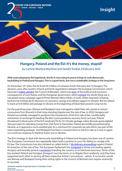 Hungary, Poland and the EU: It's the money, stupid?