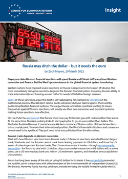 Russia may ditch the dollar – but it needs the euro