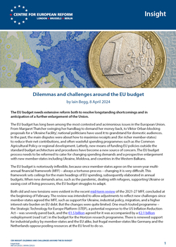 Dilemmas and challenges around the EU budget