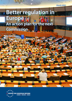 Better regulation in Europe: An action plan for the next Commission