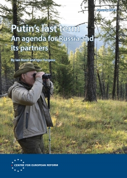 Launch of 'Putin's last term: Taking the long view' with Ian Bond, Igor Yurgens and Kadri Liik