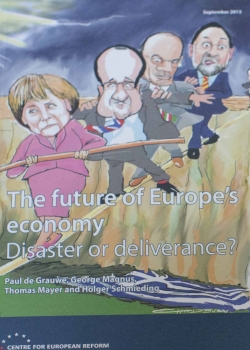 Launch of &#039;The future for Europe&#039;s economy: Disaster or deliverance?&#039; event thumbnail