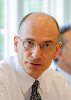 Roundtable on &#039;The future of Italy and its place in Europe&#039; Enrico Letta, Italian prime minister event thumbnail