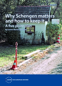 Why Schengen matters and how to keep it: A five point plan