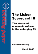 The Lisbon scorecard III