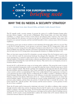 Why the EU needs a security strategy