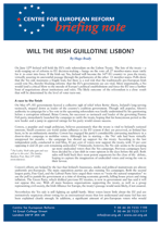 Will the Irish guillotine Lisbon?