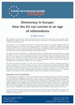 Democracy in Europe