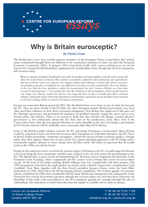 Why is Britain eurosceptic?