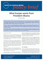 What Europe wants from President Obama