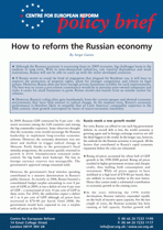 How to reform the Russian economy