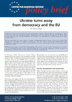 Ukraine turns away from democracy and the EU
