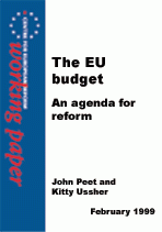 The EU budget: An agenda for reform