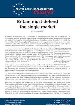 Britain must defend the single market