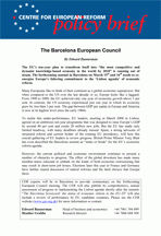 The Barcelona European Council