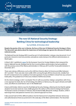 The New Us National Security Strategy Battling China For Technological The New Us National Security Strategy Battling China For Technological